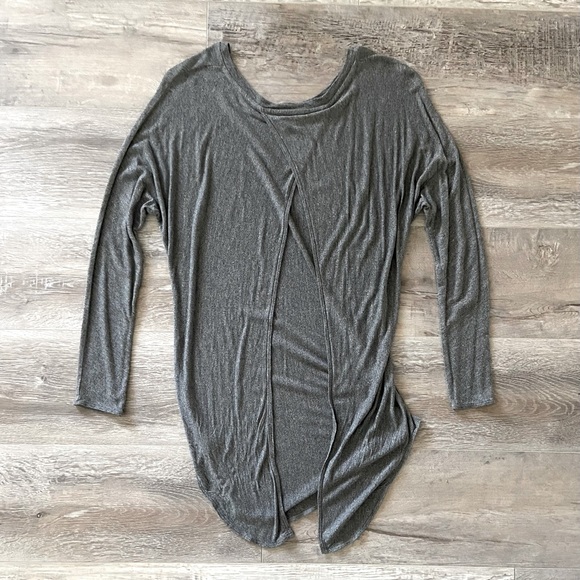 Aritzia Wilfred GREY La Riviere Kite Back Top - Picture 3 of 6